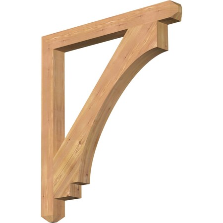 Ekena Millwork Imperial Craftsman Smooth Bracket, Western Red Cedar, 3 1/2"W x 36"D x 40"H BKT04X36X40IMP04SWR